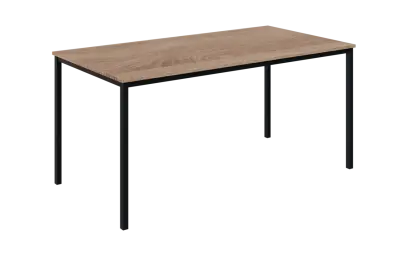 JPT 160 Jídelní stůl 1600 x 800 mm, deska dub bardolino / podnož černá